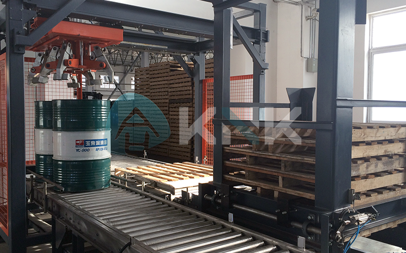 桶装瓶装润滑油自动包装线