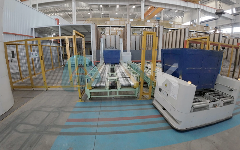 铸造产线上下料复合机器人AMR